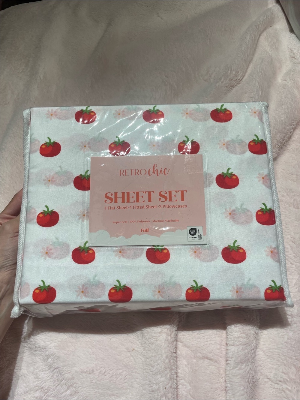 NWT Tomato Produce Sheet Set Size Full
